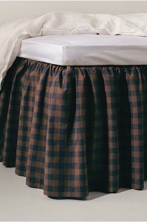 Jotex - Volangsengekappe Økologisk Høyde 45 Cm Brun/svart - LAUREN - Kjøp Sengekapper hos Jotex