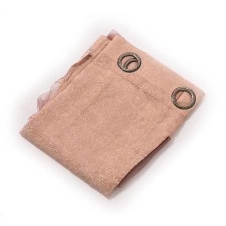 1 stk Pionmønster Voile Gardin Stue Vindue Gardin Tul Kaffe