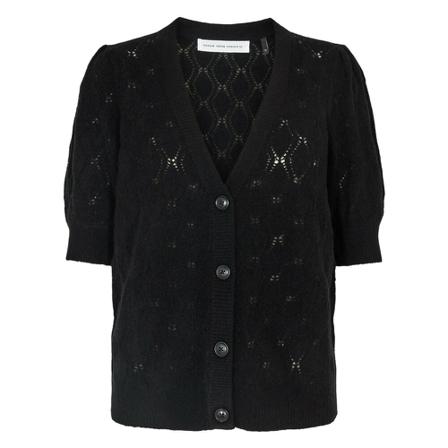 Pieszak PD-Lauren Needledrop Cardigan Sort, Dame Cardigans