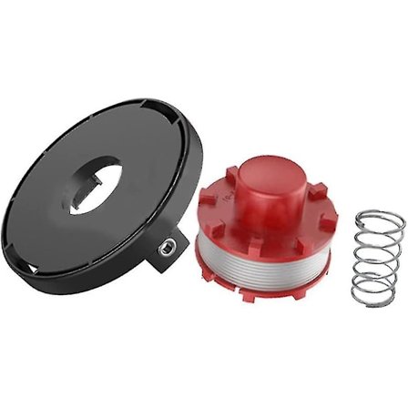 Trådspole til gresstrimmer med lokk og fjær - Erstatningsspole kompatibel med Einhell Ge-ct og Agillo modeller {XW}