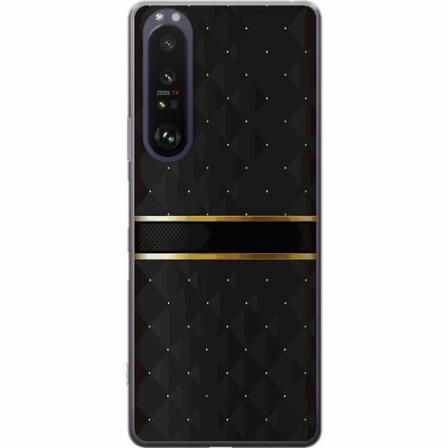 Sony Xperia 1 Iii Genomskinligt Skal Golden Stripes