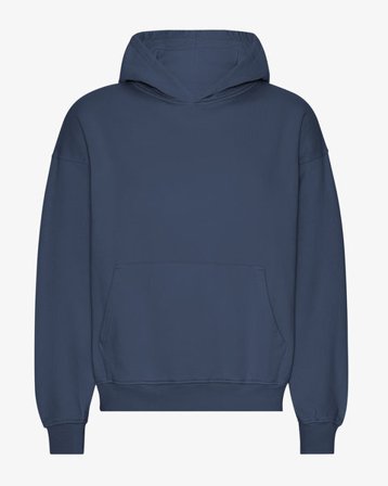 Organic Oversized Hood - Petrol Blue - Male - S