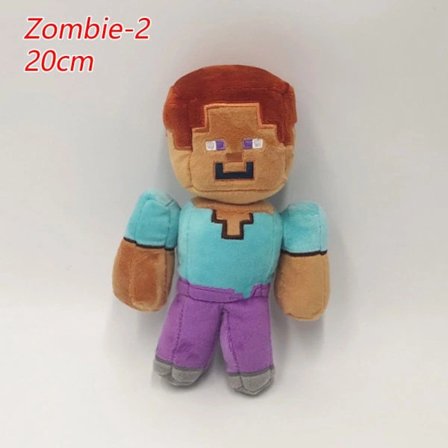 Minecraft Legetøj Dukker Zombie 2-20cm
