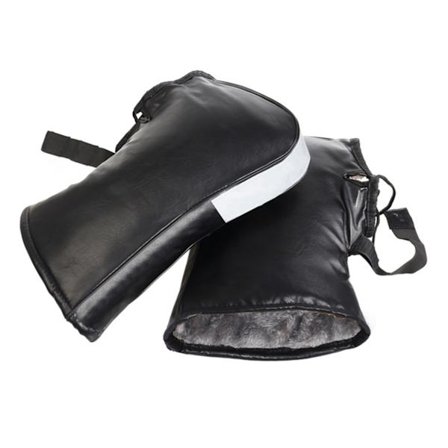 Vinter Vindtät Vattentät Termisk PU Cykelstyre Vantar för Män Kvinnor