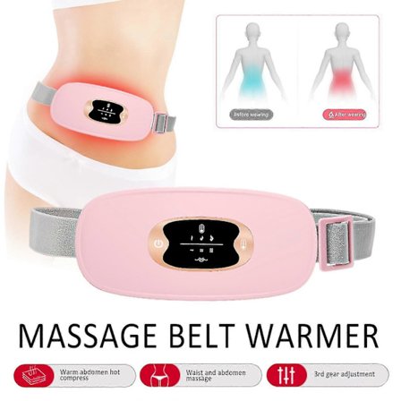 Varmende Varmepude Menstruationssmerter Lindring Periode Smerte Elektrisk Lindring Bælte Gave Til Piger