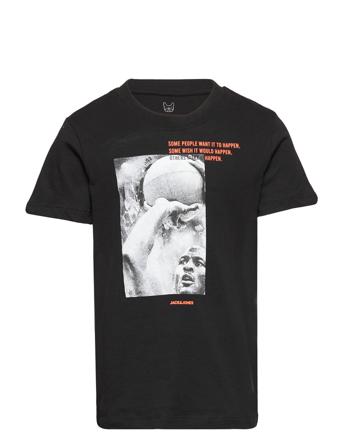 Jcolegends Photo Tee Ss Crew Neck Jnr Black Jack & J S