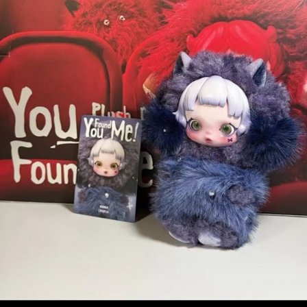 SKULL PANDA Sleepless Theater SP 3. generations vinyl plys nøglering blind box Sleepless Theater - Chatty Dog ly