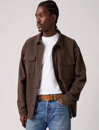 Levi's Metal Two Horse Keeper Belt Ov - Beige - 80