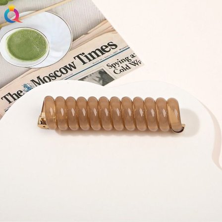 3 STK Telefonlinje Hårbånd Elastisk Gummibånd PINK