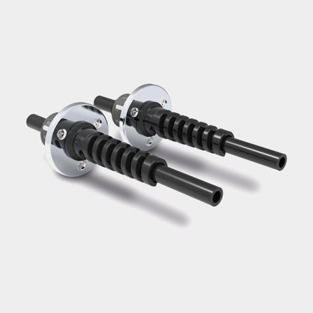 Passascafo per tubo idraulico Dometic Singel, in acciaio inossidabile, adatto per tubo idraulico con raccordo pressato