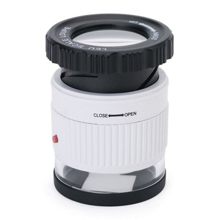 Smykkelupe Forstørrelsesglass HVIT