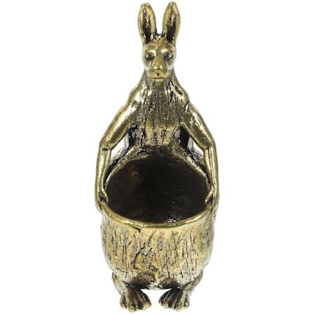 Mini Känguru Figurin Koppar Dekor För Bordsskiva Hemmakontor 6,6x6,3x2,8 cm 1 Set[D]