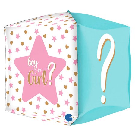 Boy or Girl Neliskulmaiset Folioilmapallot