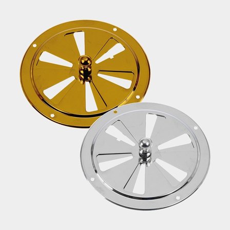 Růžicový ventil Roca Butterfly, nerezová ocel (AISI304), Ø100 mm