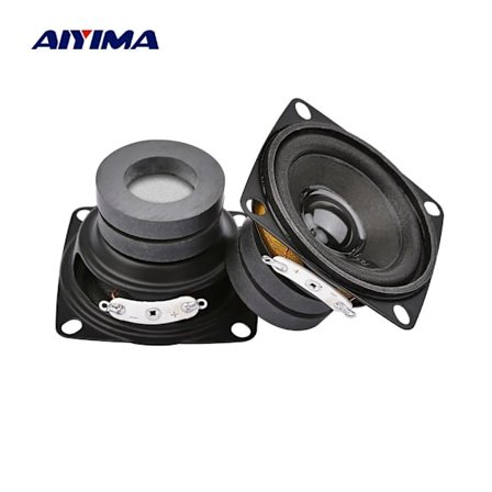 2 st 2-tums Mini Audio Portabla Högtalare Full Range Högtalare 4 8 Ohm 10W DIY Högtalare Hemma Bio Ljudsystem