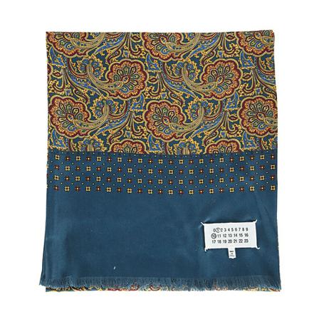 Maison Margiela Scarves blå, Herr Halsdukar, Herr, Storlek: ONE SIZE