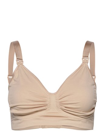 Carriwell Maternity & Nursing Bra With Carri-Gel Support - Beige - L