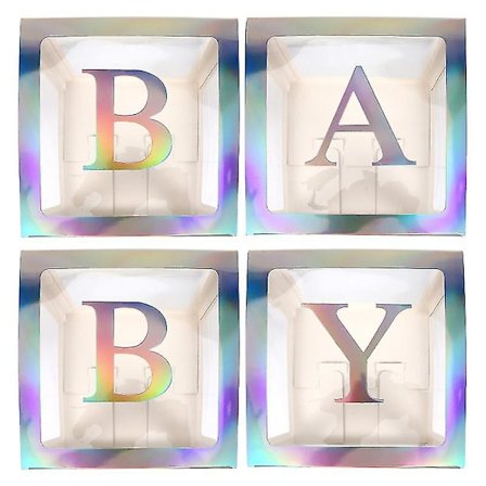 1 sett Baby Shower-bokser