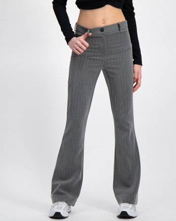 RYVLS Bianca Dressed Pant Gris Pantalons Fille - Kids Brand Store