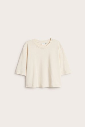 Kappahl | Kort t-skjorte Offwhite L | Offwhite