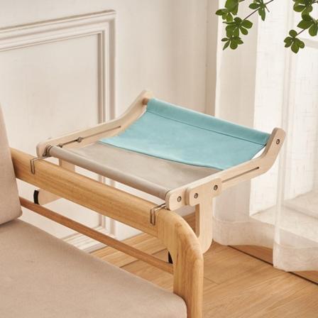 Vindushengekøye Kattesofa BLÅ blue