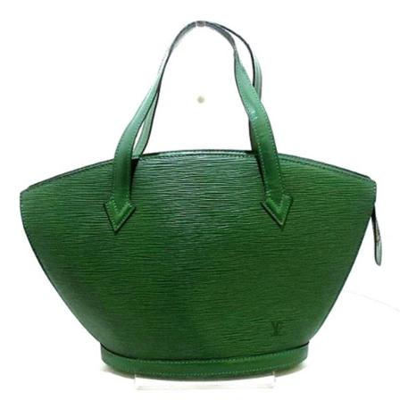 Louis Vuitton Vintage, Pre-owned Leather Saint Jacques Groen, Dames, Maat:ONE Size