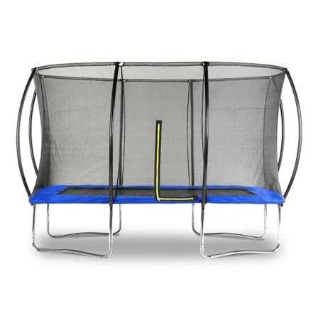 Viking Sports Studsmatta Rektangulär - 150X200Cm - Med Skyddsnät - Blå - Litenleker