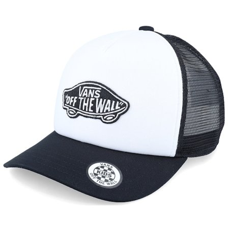 Vans - Hvid trucker Kasket - Kids Classic Patch White/Black Trucker @ Hatstore