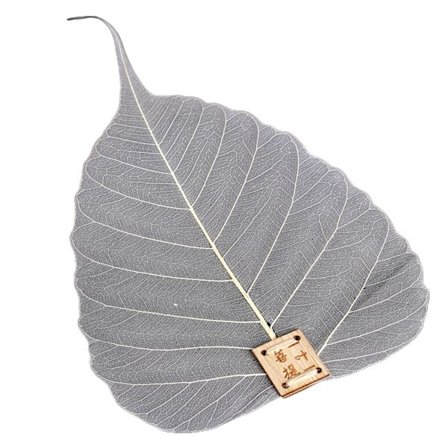 Miljövänligt Bodhi-blad Te Läcksfilter för Kreativ Zen Kung Fu Mesh Hollow L