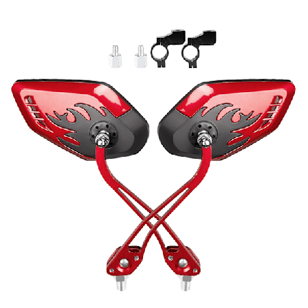 Pieces Polkupyörän Taustapeili Turvallinen Kristallinkirkas Lasi Taustapeili Säädettävä Kääntyvä Ohjaustangon Polkupyörän Peilit Polkupyörä