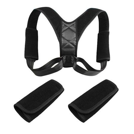Unisex Øvre Ryg Posture Korrektor Posture Skulder Ryg Holder Kraveben Støtte Korrektor Ryg Ret Skuldre Brace Sundhedspleje