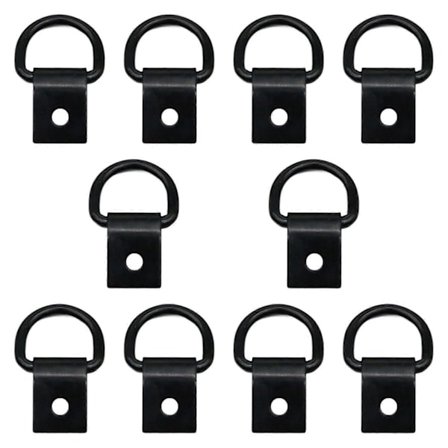 10 Styk Husbilmonteret D-ring Kraftig Forsænket Fortøjningsanker