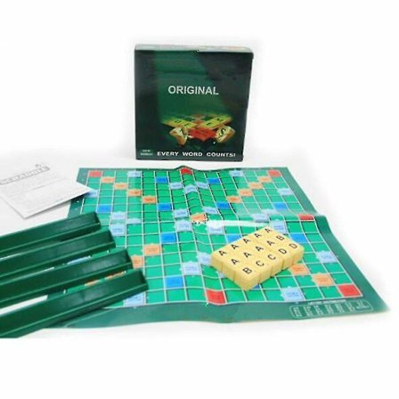 Klassisk Scrabble brætspil til familier, børn og voksne - Lærende legetøj, puslespil, gave [gratis forsendelse]