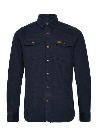 Trailsman Cord Shirt Skjorta Casual Blå Superdry