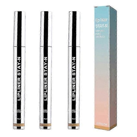 1-3 ST Nourishing Lip Liner Peel Läpp-penna Stay In Peel Off Läpp-penna Tattoo Läppfärg