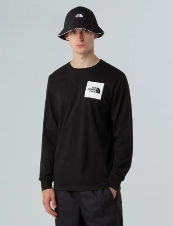 The North Face M L/S Fine Tee - Black - M