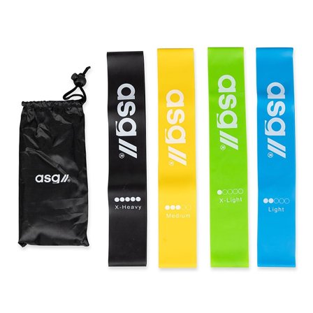 ASG Træningselastikker 4 stk, Sport & Velvære, Fitnessudstyr, Træningselastikker