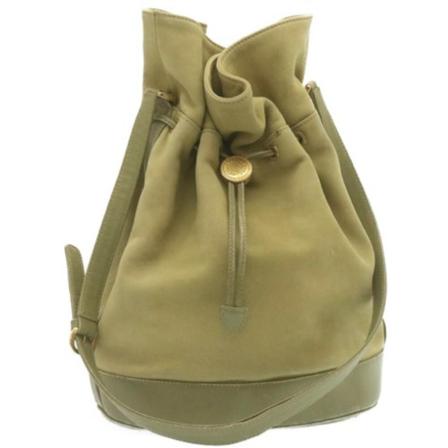 Gucci Vintage, Pre-owned Shoulder Bag Geel, Dames, Maat:ONE Size,suede
