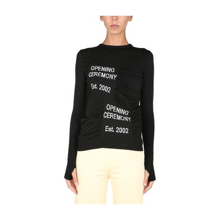 Opening Ceremony Crew Neck Sweater Sort, Dame