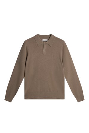 J.Lindeberg - Edgar Knitted Wool Polo - Grey - Homme - XL