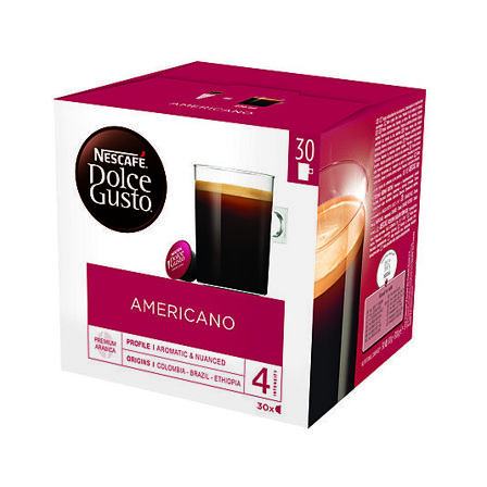 NESCAFÉ DOLCE GUSTO KAFFE KAPSEL DOLCE GUSTO AMERICANO LOYALTY PACK 30STK