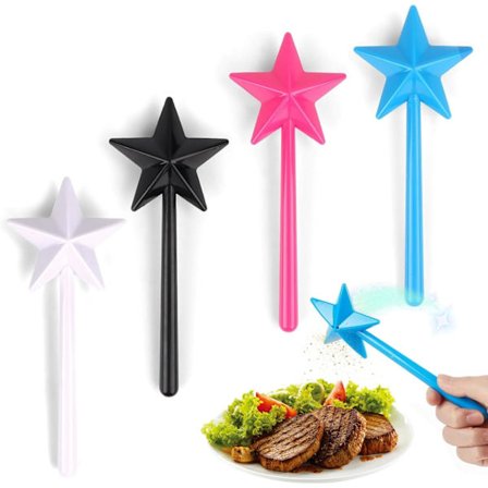 4 stycken kryddströare, trollstav salt- och pepparströare, magisk salt- och pepparpstav, trollstav kryddströare för köket, salt- och pepparströare