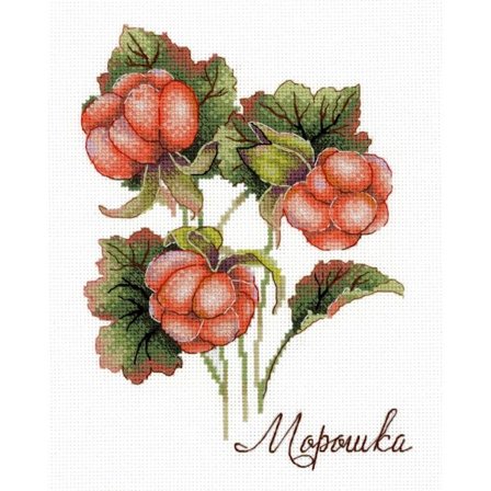Broderikit MP Studia "Naturens gåvor. Hjortron" 12x17 cm