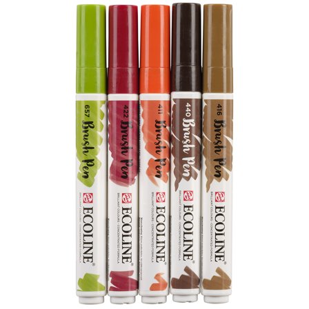 Ecoline Ecoline Brush Pen Autumn 5-set