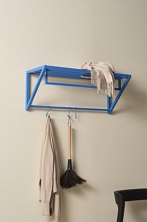 Jotex - Kapstok Blauw Blauw - PRESTON - Koop Hoedenplank bij Jotex
