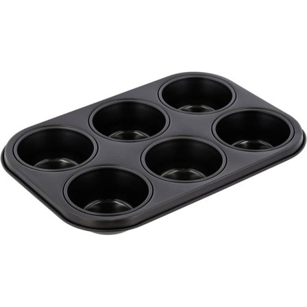 Blomsterbergs Muffinsform 6 stk.' - 'Svart