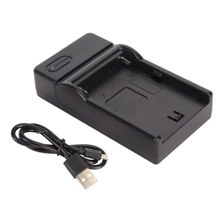 USB Kamera Batterilader med Indikator for F960 F770 F750 F550 F570 1500C NX5C NX100 5V