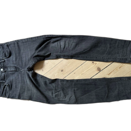 Svarta Acne Studios Blå Konst jeans