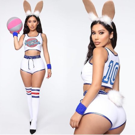 Space Lola Bunny Rabbit Cosplay-kostyme Rabbit Bunny Jam