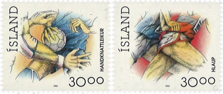 Island 1993 - AFA 772-773 - Postfrisk hæfte